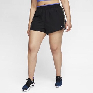 Pantaloni Scurti Nike 10K Icon Clash Running (Plus Size) Dama Negrii Albastri Albi | XEMR-27610
